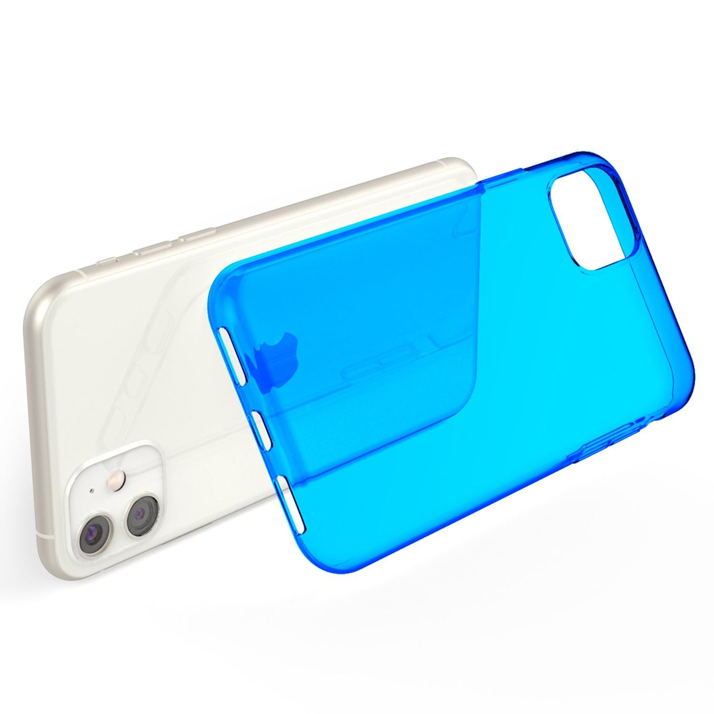 NALIA Handy Hülle für iPhone 11, Silikon Schutz Case Cover Tasche Bumper Etui