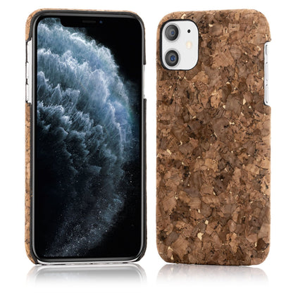 NALIA Kork Handy Hülle für iPhone 11, Natur-Holz Hard Case Design Cover Dünn