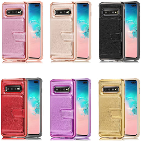 NALIA Schutz Handyhülle für Samsung Galaxy S10 Plus, Spiegel Kunst Leder Handy Tasche