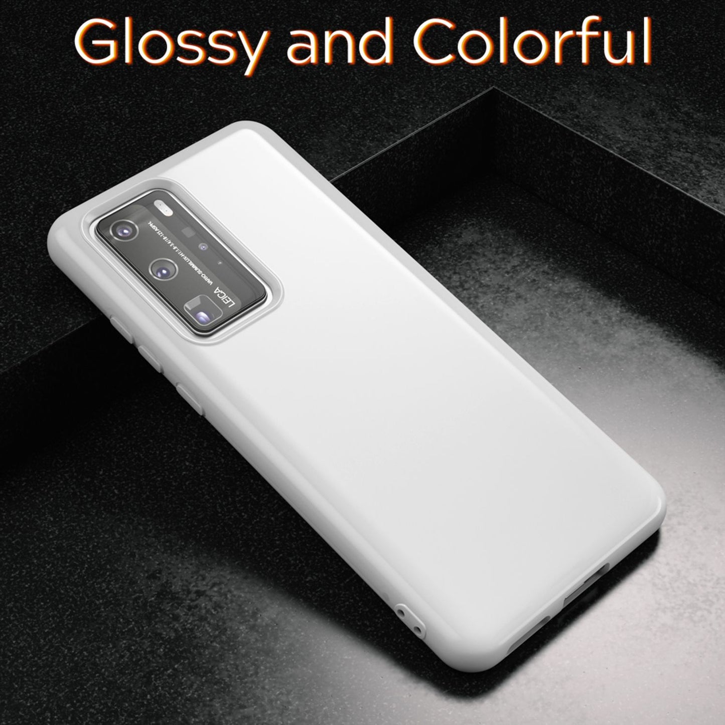 NALIA Handy Hülle für Huawei P40 Pro, Slim Case Silikon Schutzhülle Cover Bumper