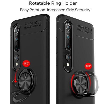NALIA Ring Hülle für Xiaomi Mi 10 / Mi 10 Pro, Handy Case Schutz Cover Bumper