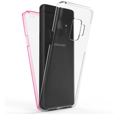 NALIA 360° Hülle für Samsung Galaxy S9 – Vorne & Hinten Schutz – 360GUARD (Full-Body Case) – Marke aus Berlin Transparent NALIA Transparente Hülle