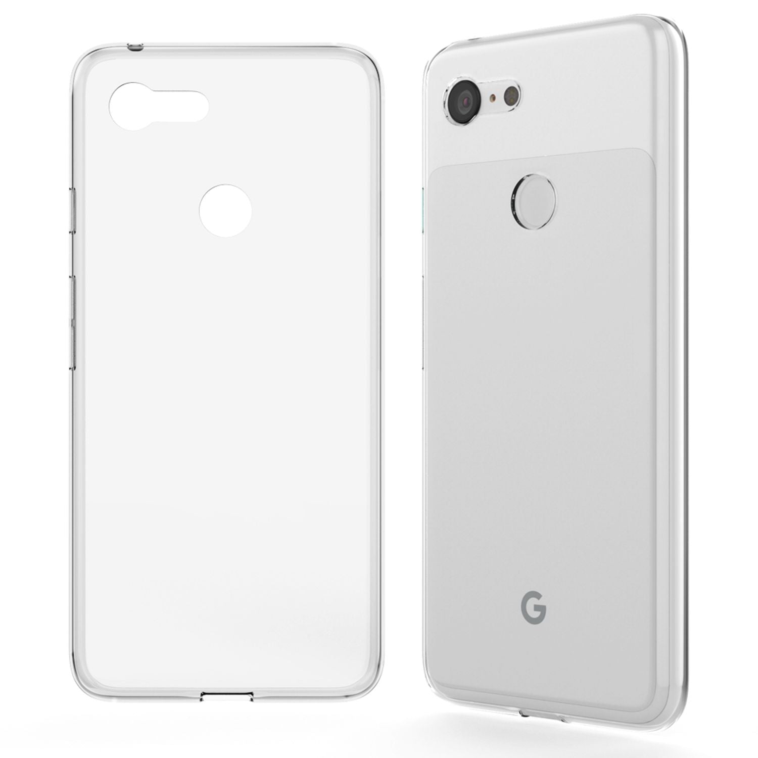 NALIA Handy Hülle für Google Pixel 3, Dünnes TPU Silikon Case Cover Bumper Etui Default Title NALIA Transparente Hülle