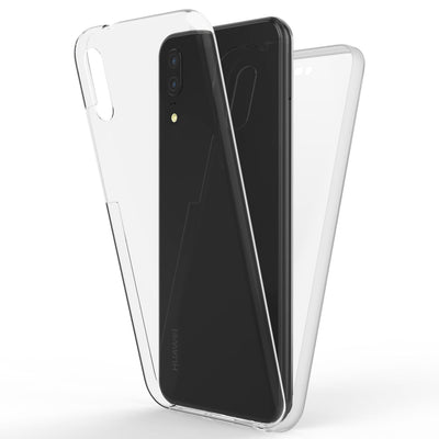 Huawei P20 Handyhülle 360° NALIA Case Cover Komplettschutz Rundum Outdoor Transparent NALIA Transparente Hülle