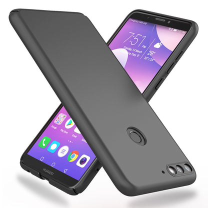 NALIA Handyhülle für Huawei Y7 (2018), Dünne Hard Case Schutz Hülle Slim Cover NALIA SlimFit Hülle