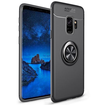 NALIA Ringhülle für Samsung Galaxy S9 – Ring-Ständer 360° & für Magnet-Halter – GRIP360 (Mattiertes Silikon Case) – Marke aus Berlin Default Title NALIA Protective Hülle