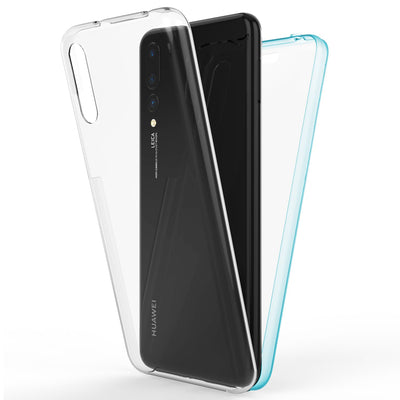 NALIA 360° Hülle für Huawei P20 Pro – Vorne & Hinten Schutz – 360GUARD (Full-Body Case) – Marke aus Berlin Transparent NALIA Transparente Hülle