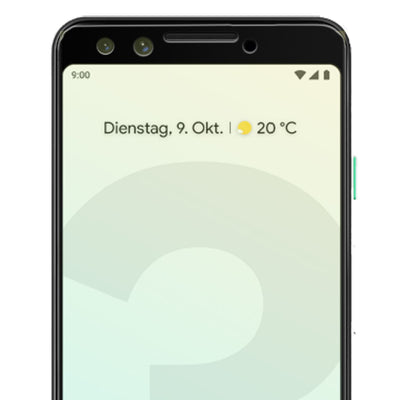 NALIA Schutzglas kompatibel mit Google Pixel 3, 9H Full-Cover Display Schutz Glas-Folie, Dünne Handy Schutzfolie Bildschirm-Abdeckung, Schutz-Film Clear HD Screen Protector - Transparent (schwarz) Default Title NALIA GlasSchutz