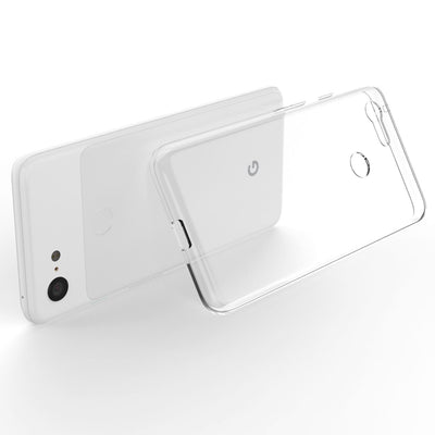 NALIA Transparente Silikonhülle für Google Pixel 3 – Anti-Gelb & Rutschfest – GLAZE (Handyhülle Kristallklar, Schlank & Stoßfest) – Marke aus Berlin Default Title NALIA Transparente Hülle