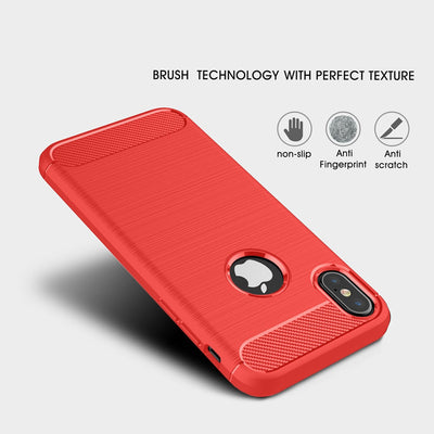 NALIA Design Case kompatibel mit Apple iPhone XS Max Hülle, Karbon Optik Stylische Handyhülle Stoßfeste Silikon Schutzhülle, Dünne Handy-Tasche Phone Cover Bumper Soft Skin Robust Schwarz NALIA Protective Hülle