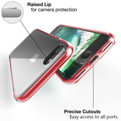 NALIA 360° Hülle für iPhone 7 / 8 / SE 2020 / SE 2022 – Vorne & Hinten Schutz – 360GUARD (Full-Body Case) – Marke aus Berlin Transparent NALIA Transparente Hülle