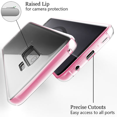 NALIA 360° Hülle für Samsung Galaxy S9 Plus – Vorne & Hinten Schutz – 360GUARD (Full-Body Case) – Marke aus Berlin Transparent NALIA Transparente Hülle