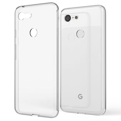 NALIA Transparente Silikonhülle für Google Pixel 3 – Anti-Gelb & Rutschfest – GLAZE (Handyhülle Kristallklar, Schlank & Stoßfest) – Marke aus Berlin Default Title NALIA Transparente Hülle