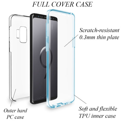 NALIA 360° Hülle für Samsung Galaxy S9 – Vorne & Hinten Schutz – 360GUARD (Full-Body Case) – Marke aus Berlin Transparent NALIA Transparente Hülle