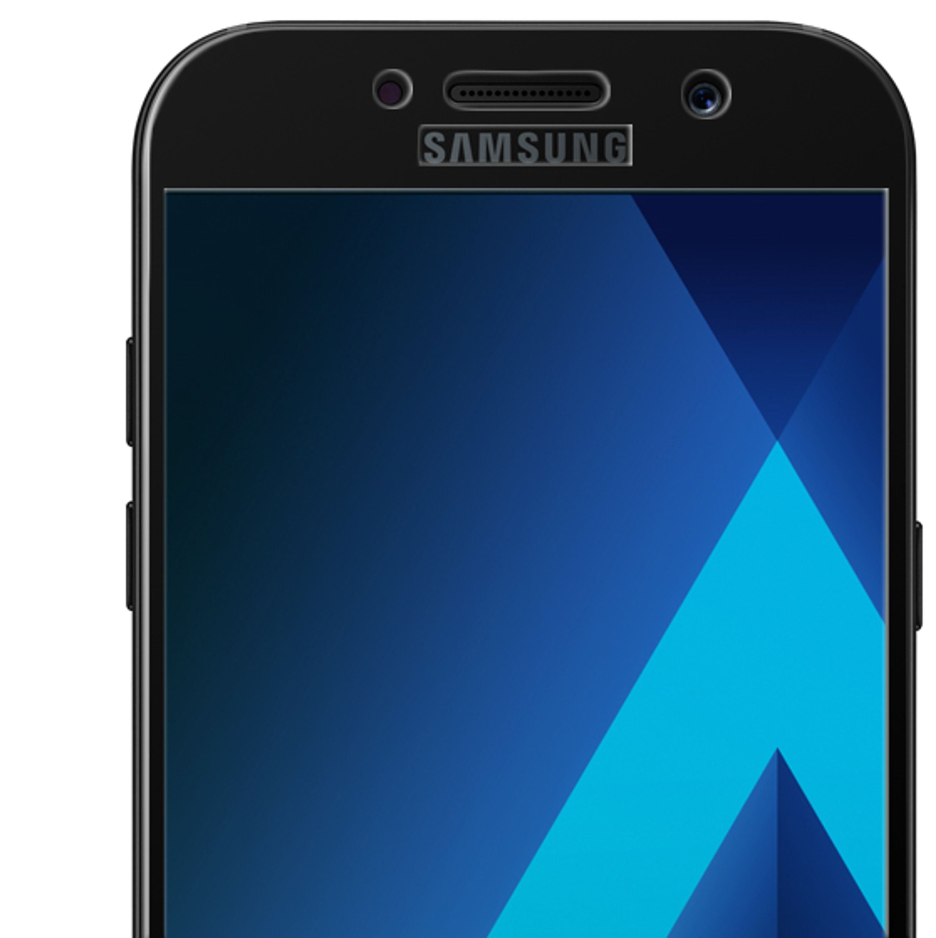 NALIA Schutzglas für Samsung Galaxy A5 2017, 9H Full Cover Displayschutz Glass NALIA