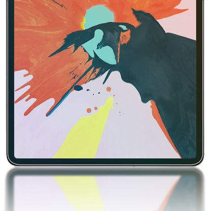 NALIA Schutz Glas für Apple iPad Pro 2018 (12,9"), 2.5D Round Edge Cover Glas