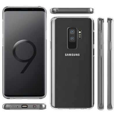 NALIA 360° Hülle für Samsung Galaxy S9 Plus – Vorne & Hinten Schutz – 360GUARD (Full-Body Case) – Marke aus Berlin Transparent NALIA Transparente Hülle