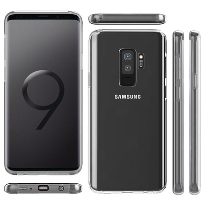 NALIA 360 Grad Handy Hülle für Samsung Galaxy S9 Plus, Full Cover Rundum Case Transparent NALIA Transparente Hülle