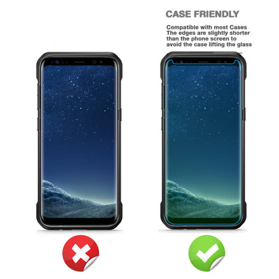 NALIA Schutzglas kompatibel mit Samsung Galaxy S8 Plus, 3D Full-Cover Displayschutz Hüllen-Kompatibel, 9H Glas-Schutzfolie Handy-Folie Schutz-Film HD Screen Protector Tempered Glass - Transparent Default Title NALIA GlasSchutz