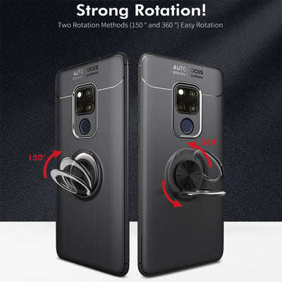 NALIA Ringhülle für Huawei Mate 20X – Ring-Ständer 360° & für Magnet-Halter – GRIP360 (Mattiertes Silikon Case) – Marke aus Berlin Default Title NALIA Protective Hülle