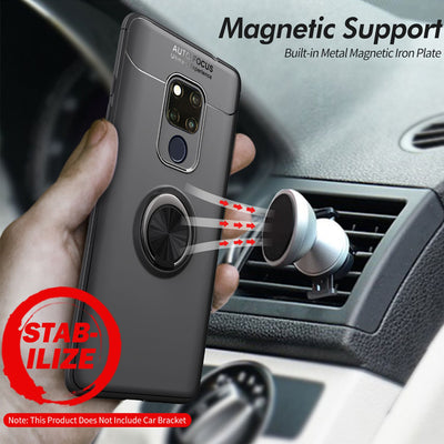 NALIA Ringhülle für Huawei Mate 20X – Ring-Ständer 360° & für Magnet-Halter – GRIP360 (Mattiertes Silikon Case) – Marke aus Berlin Default Title NALIA Protective Hülle