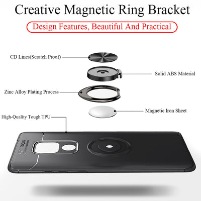 NALIA Ringhülle für Huawei Mate 20X – Ring-Ständer 360° & für Magnet-Halter – GRIP360 (Mattiertes Silikon Case) – Marke aus Berlin Default Title NALIA Protective Hülle