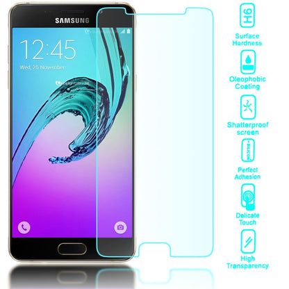 NALIA Schutzglas für Samsung Galaxy A3 2016, 9H Glasfolie Displayschutz LCD Film NALIA