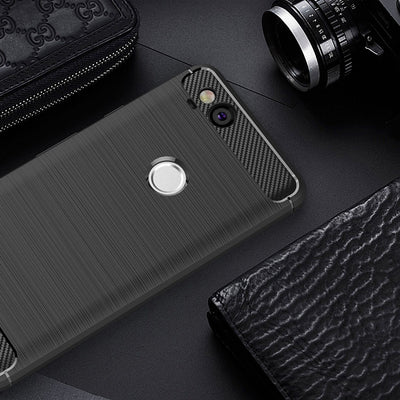NALIA Silikonhülle für Google Pixel 2 – Rutschfest & Matt – VORTEX (Gebürstete Optik & Carbon Design) – Marke aus Berlin Default Title NALIA Protective Hülle
