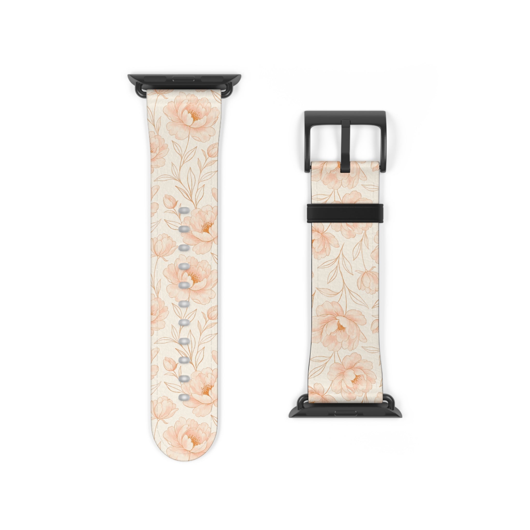 Blush - Apple Watch Armband 38-41mm & 42 (ab Serie 10) 38 - 41 mm Rose Gold Matte Printify Accessories