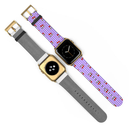 Cherie - Apple Watch Armband 44-49mm & 42 (Serie 1-3) 42 - 45 mm Rose Gold Matte Printify Accessories