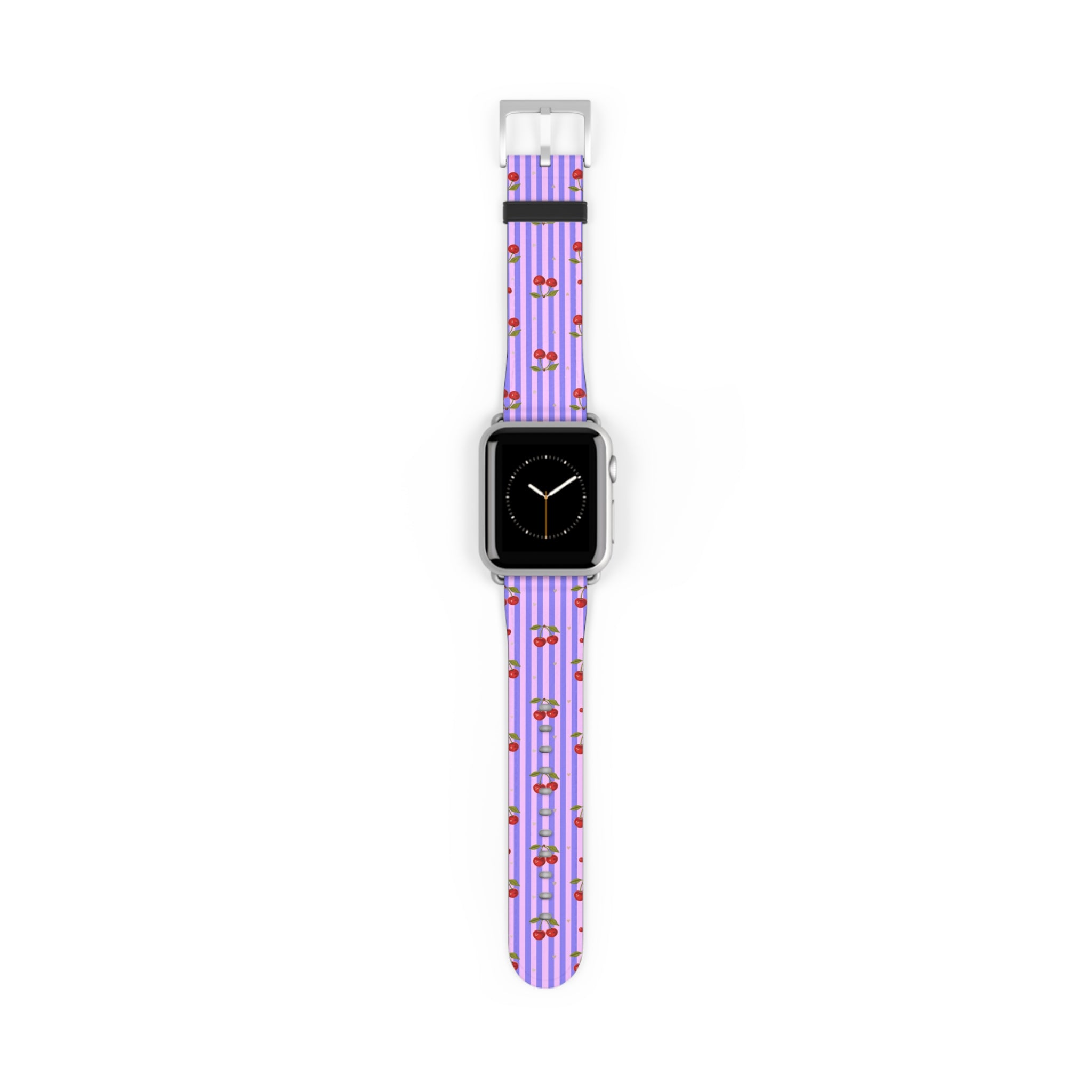 Cherie - Apple Watch Armband 38-41mm & 42 (ab Serie 10) 38 - 41 mm Silver Matte Printify Accessories