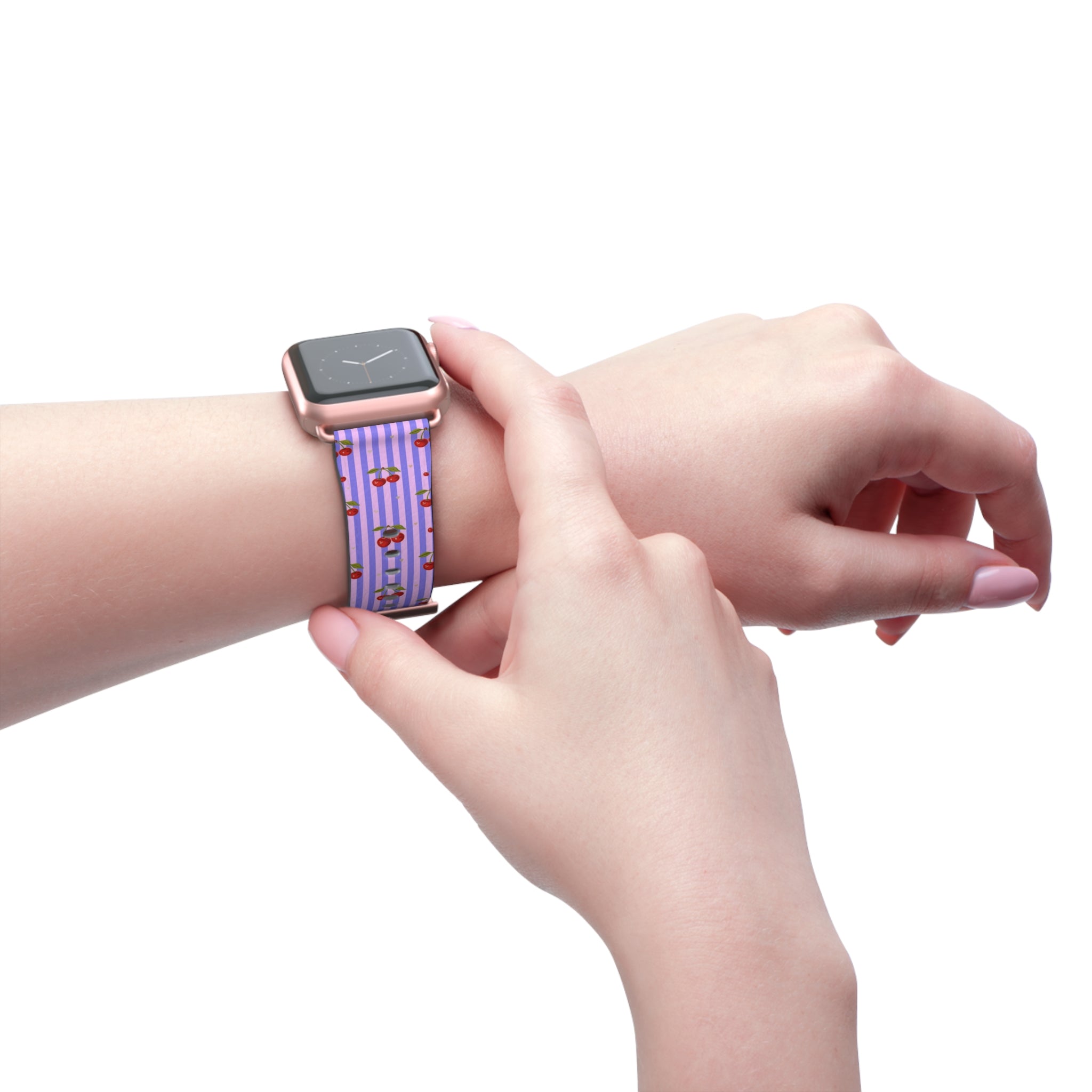 Cherie - Apple Watch Armband 38-41mm & 42 (ab Serie 10) 38 - 41 mm Rose Gold Matte Printify Accessories