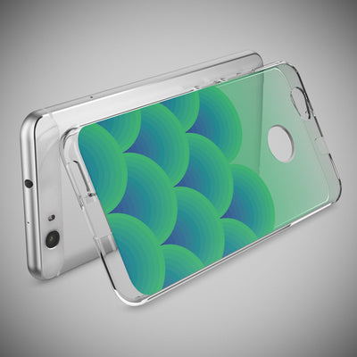 NALIA Handyhülle kompatibel mit Huawei Nova, Slim Silikon Motiv Case Cover Hülle Crystal Schutzhülle Dünn Durchsichtig, Etui Handy-Tasche Back-Cover Smart-Phone Bumper Green Forest NALIA Protective Hülle