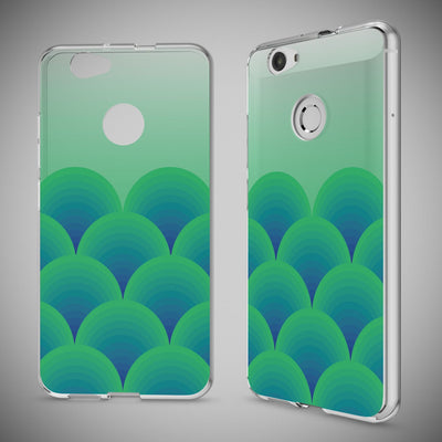 NALIA Handyhülle kompatibel mit Huawei Nova, Slim Silikon Motiv Case Cover Hülle Crystal Schutzhülle Dünn Durchsichtig, Etui Handy-Tasche Back-Cover Smart-Phone Bumper Green Forest NALIA Protective Hülle