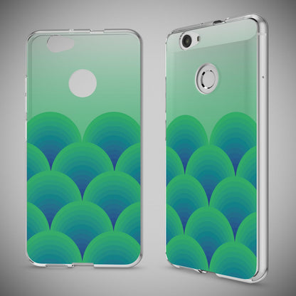Huawei Nova Handy Hülle von NALIA, Silikon Motiv Case Cover Muster TPU Schutz Green Forest NALIA