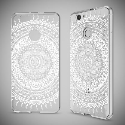 Huawei Nova Handy Hülle von NALIA, Silikon Motiv Case Cover Muster TPU Schutz Mandala Türkis Grün NALIA