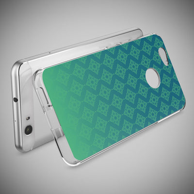 NALIA Handyhülle kompatibel mit Huawei Nova, Slim Silikon Motiv Case Cover Hülle Crystal Schutzhülle Dünn Durchsichtig, Etui Handy-Tasche Back-Cover Smart-Phone Bumper Mandala Türkis Grün NALIA Protective Hülle
