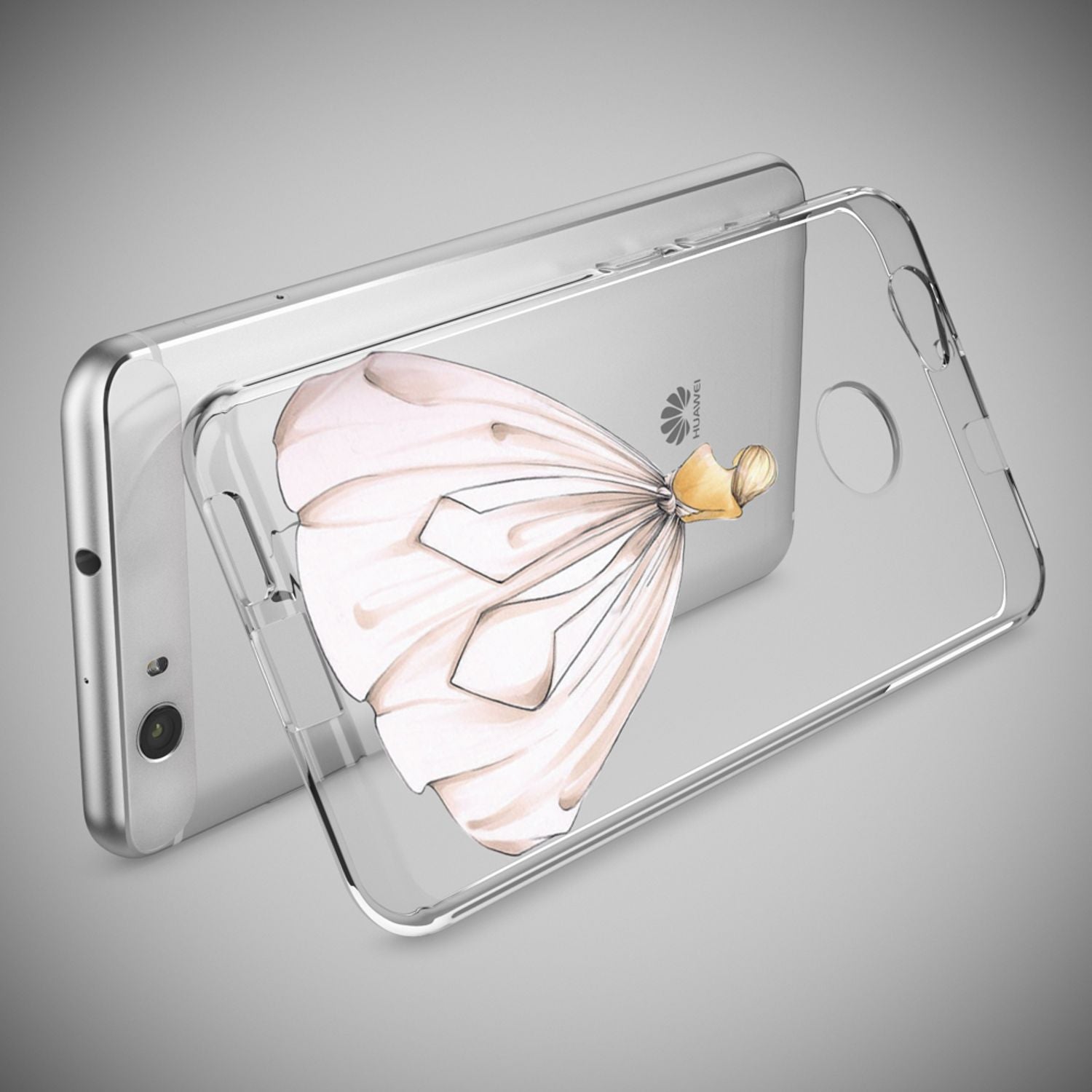 Huawei Nova Handy Hülle von NALIA, Silikon Motiv Case Cover Muster TPU Schutz Mandala Türkis Grün NALIA