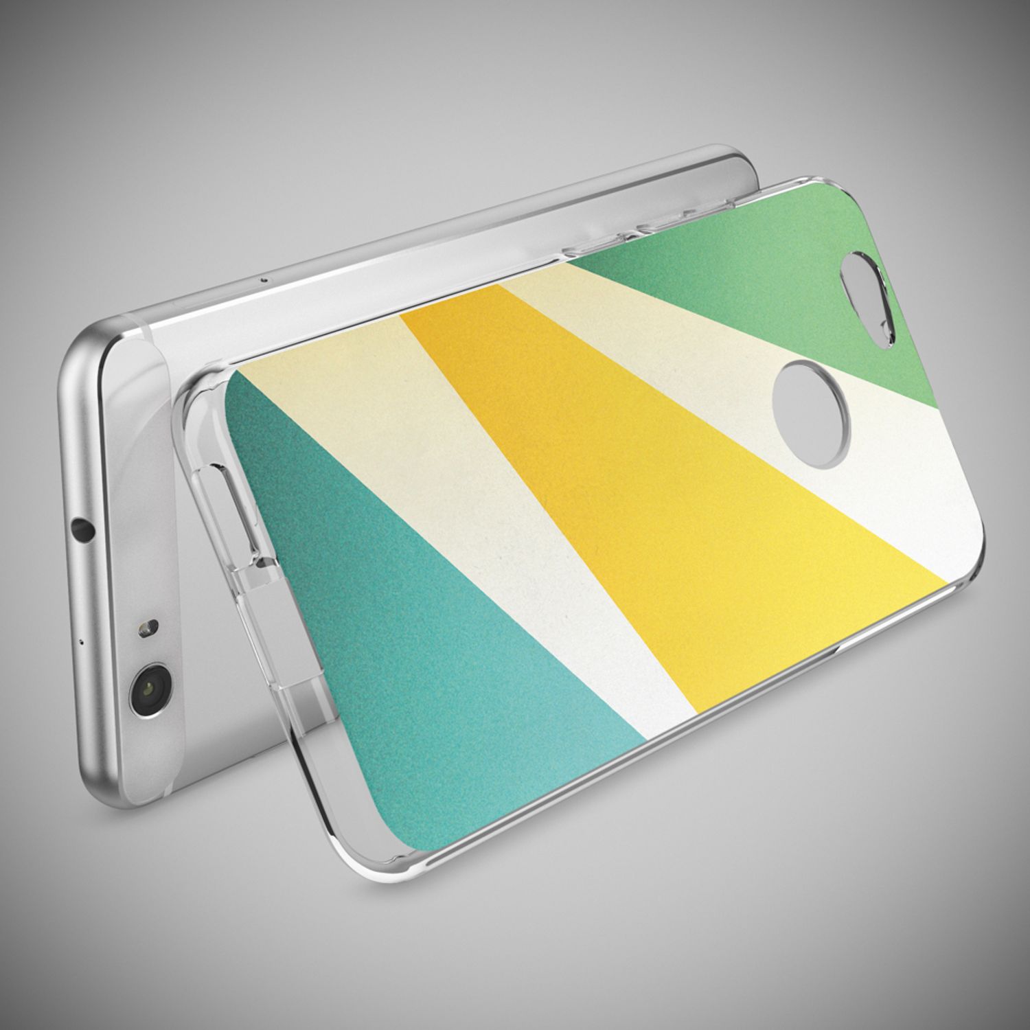 Huawei Nova Handy Hülle von NALIA, Silikon Motiv Case Cover Muster TPU Schutz Mandala Türkis Grün NALIA