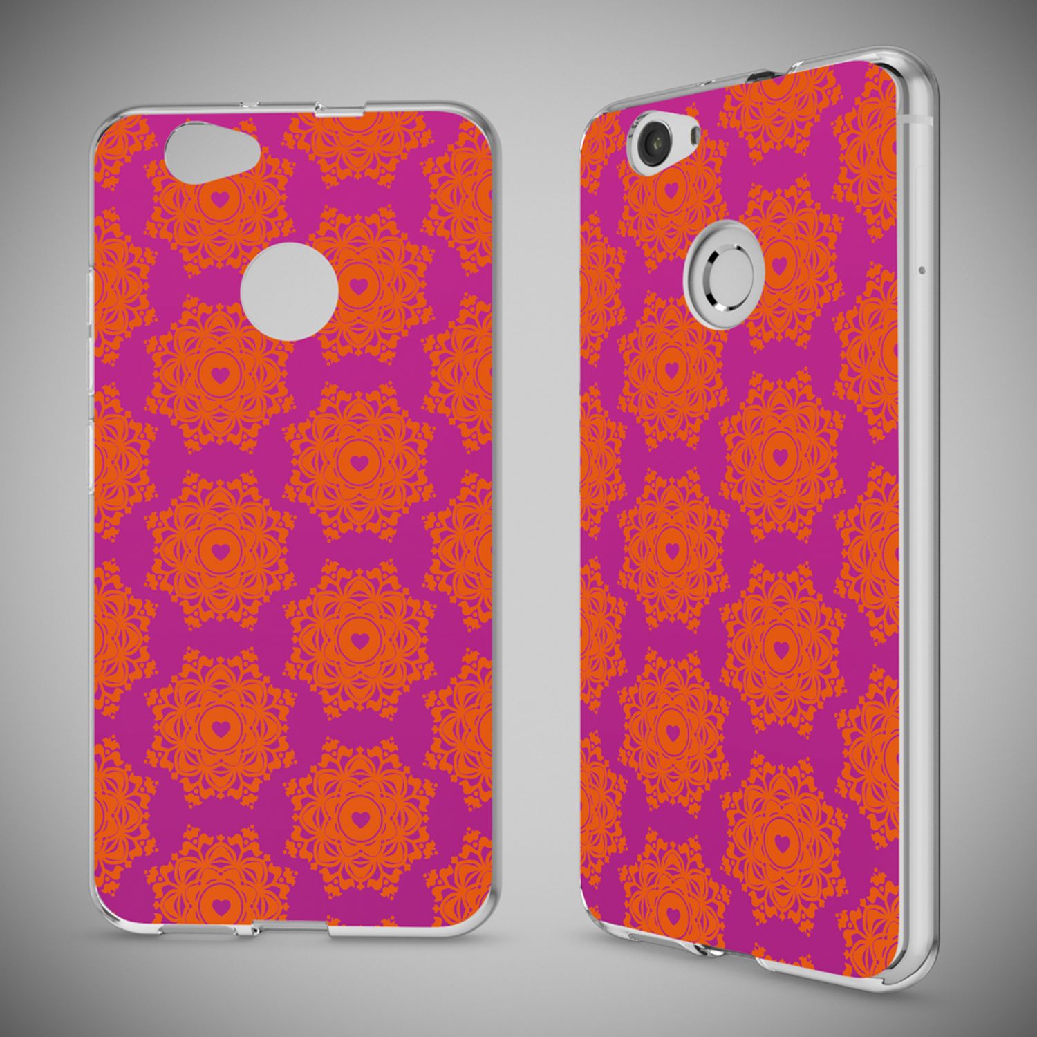 Huawei Nova Handy Hülle von NALIA, Silikon Motiv Case Cover Muster TPU Schutz Retro Lines NALIA