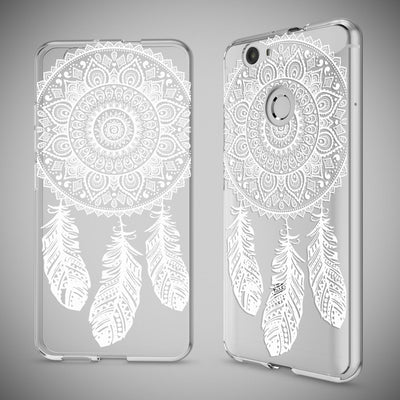 NALIA Handyhülle kompatibel mit Huawei Nova, Slim Silikon Motiv Case Cover Hülle Crystal Schutzhülle Dünn Durchsichtig, Etui Handy-Tasche Back-Cover Smart-Phone Bumper Dreamcatcher NALIA Protective Hülle