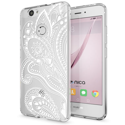 NALIA Handyhülle kompatibel mit Huawei Nova, Slim Silikon Motiv Case Cover Hülle Crystal Schutzhülle Dünn Durchsichtig, Etui Handy-Tasche Back-Cover Smart-Phone Bumper Always Happy NALIA Protective Hülle