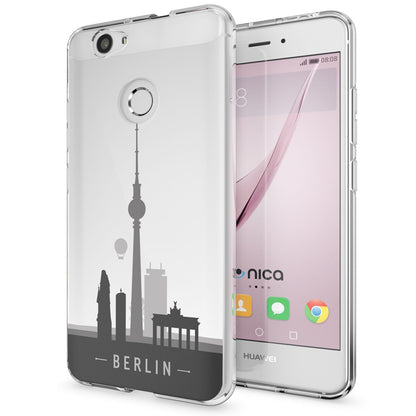 Huawei Nova Handy Hülle von NALIA, Silikon Motiv Case Cover Muster TPU Schutz Always Happy NALIA