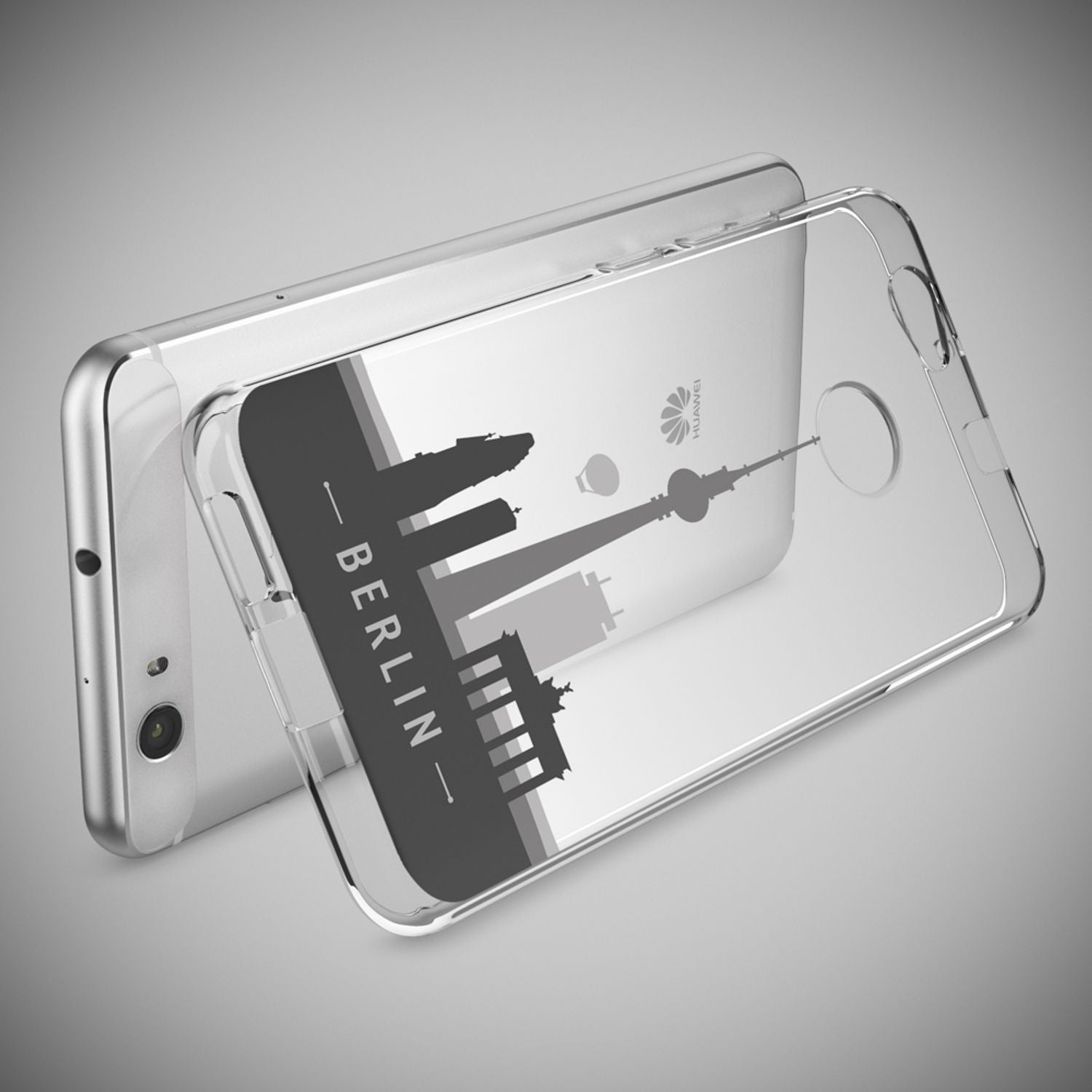 Huawei Nova Handy Hülle von NALIA, Silikon Motiv Case Cover Muster TPU Schutz Always Happy NALIA