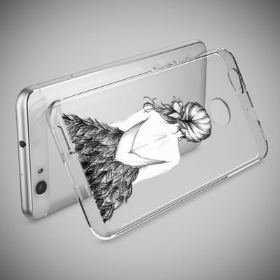 NALIA Handyhülle kompatibel mit Huawei Nova, Slim Silikon Motiv Case Cover Hülle Crystal Schutzhülle Dünn Durchsichtig, Etui Handy-Tasche Back-Cover Smart-Phone Bumper Always Happy NALIA Protective Hülle