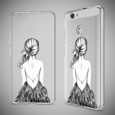 NALIA Handyhülle kompatibel mit Huawei Nova, Slim Silikon Motiv Case Cover Hülle Crystal Schutzhülle Dünn Durchsichtig, Etui Handy-Tasche Back-Cover Smart-Phone Bumper Always Happy NALIA Protective Hülle