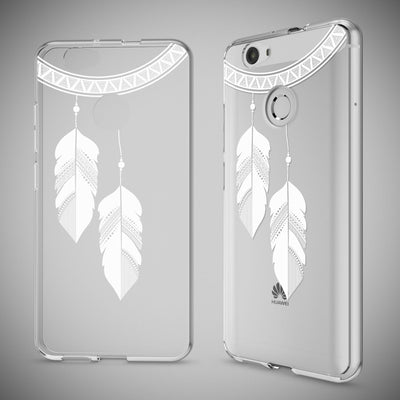 NALIA Handyhülle kompatibel mit Huawei Nova, Slim Silikon Motiv Case Cover Hülle Crystal Schutzhülle Dünn Durchsichtig, Etui Handy-Tasche Back-Cover Smart-Phone Bumper Butterfly Princess NALIA Protective Hülle