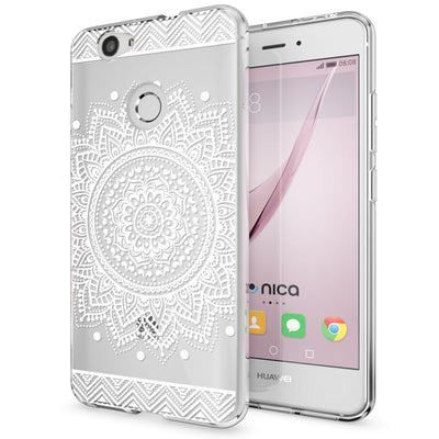 NALIA Handyhülle kompatibel mit Huawei Nova, Slim Silikon Motiv Case Cover Hülle Crystal Schutzhülle Dünn Durchsichtig, Etui Handy-Tasche Back-Cover Smart-Phone Bumper Butterfly Princess NALIA Protective Hülle