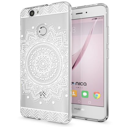 Huawei Nova Handy Hülle von NALIA, Silikon Motiv Case Cover Muster TPU Schutz Butterfly Princess NALIA