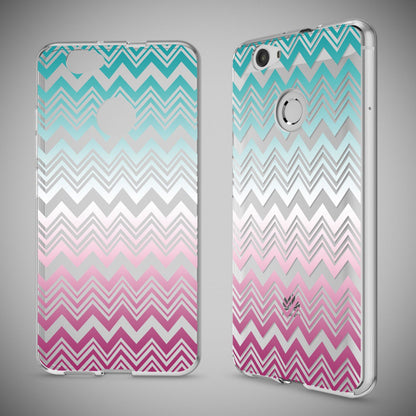 Huawei Nova Handy Hülle von NALIA, Silikon Motiv Case Cover Muster TPU Schutz Colorful Lines NALIA